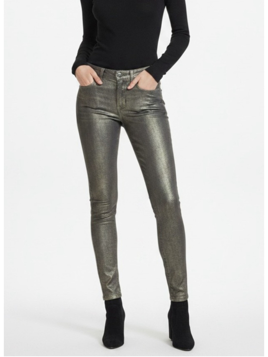 Frankie B. Denim - Frankie B. Gold Skinny Jeans Size 26